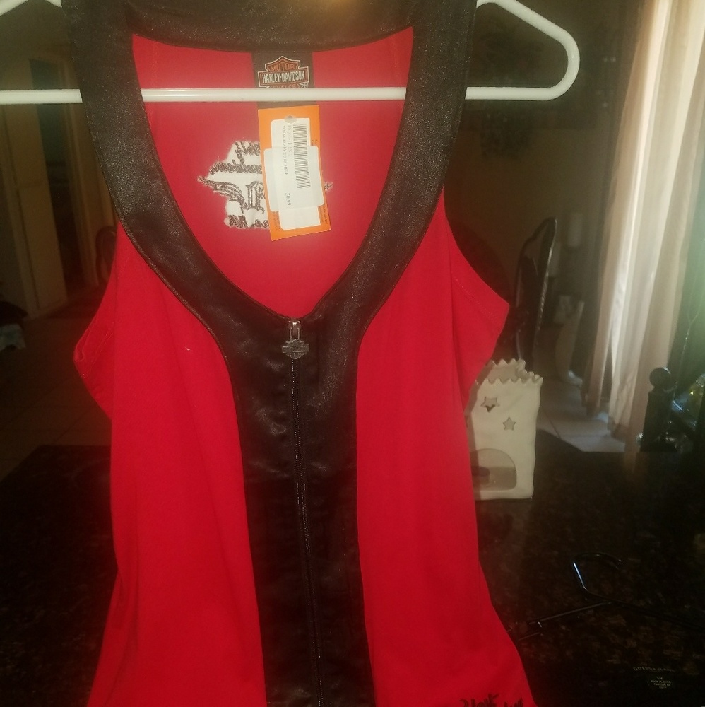 Harley Davidson tank witg zipper in front